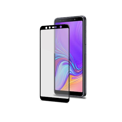 Immagine di Cover vetro temperato CELLY FULLGLASS - Samsung Galaxy A7 2018 FULLGLASS795BK