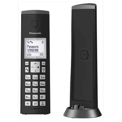 Immagine di Telefono cordless digitale PANASONIC CORDLESS TGK210 NERO KX-TGK210JTB