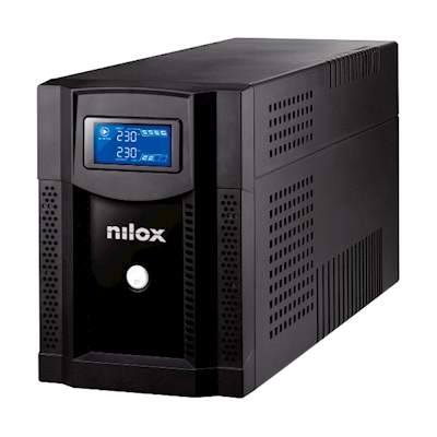 Immagine di Gruppo di continuità tower 2.100 watt nilox ups premium line interactive sinewave 3000va nxgcl nxgc