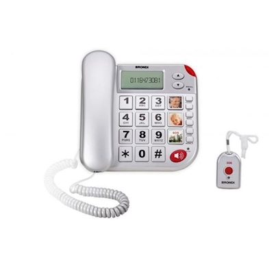 Immagine di Telefono con filo BRONDI SUPER BRAVO PLUS 10273020ESP