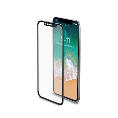 Immagine di Proteggi schermo 3d glass vetro temperato CELLY 3DGLASS - Apple iPhone Xs/ iPhone X 3DGLASS900BK