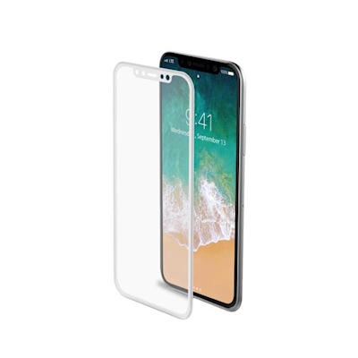 Immagine di Proteggi schermo 3d glass vetro temperato CELLY 3DGLASS - Apple iPhone Xs/ iPhone X 3DGLASS900WH