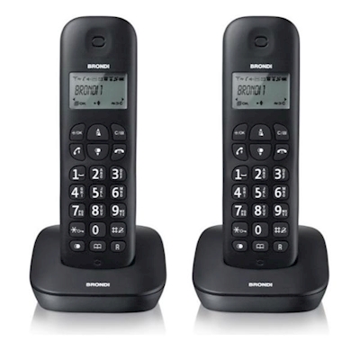 Immagine di Telefono cordless digitale BRONDI BRONDI CORDLESS GALA TWIN 10273810