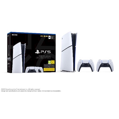 Immagine di Ps5 digital d+dualsense white