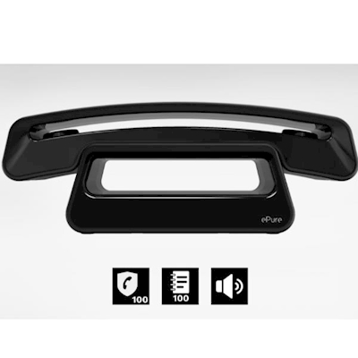 Immagine di Telefono cordless digitale ALCATEL ALCATEL EPURE 3 ICONIC BLACK ATL1428155