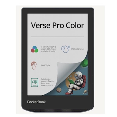 Immagine di E-Book Reader 6" 16GB POCKETBOOK VERSE PRO COLOR STORMY SEA PB634K3-1-WW