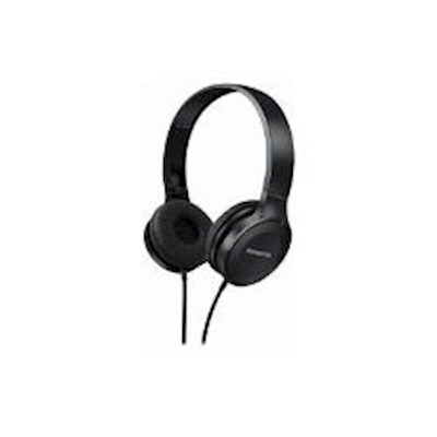 Immagine di Cuffie con filo nero PANASONIC Cuffie Stereo con microfono RP-HF100ME-K