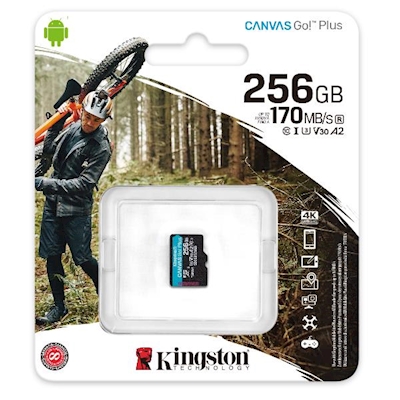 Immagine di Memory Card micro sd xc 256GB KINGSTON SDCG3/256GBSP