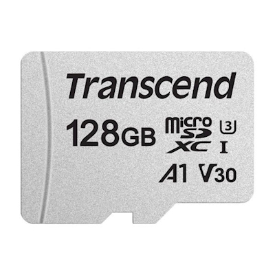 Immagine di Memory Card micro sd 128GB TRANSCEND TS128GUSD300S - microSD da 128GB, UHS-I U3 A1 TS128GUSD300S