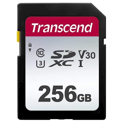 Immagine di Memory Card secure digital xc 256GB TRANSCEND Transcend Flash TS256GSDC300S