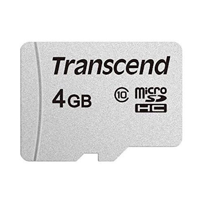 Immagine di Memory Card micro sd hc 4GB TRANSCEND Transcend Flash TS4GUSD300S