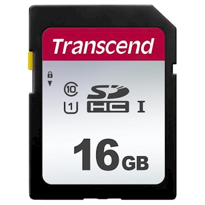 Immagine di Memory Card secure digital hc 16GB TRANSCEND TS16GSDC300S