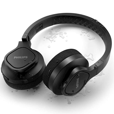 Immagine di Cuffie senza filo Nero PHILIPS CUFFIE SPORTIVE WIRELESS CON PADIGLIONI LAVABILI TAA4216BK/00