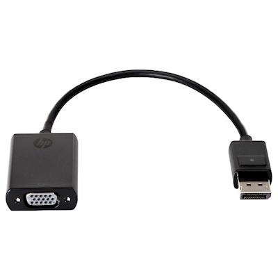 Immagine di Hp displayport to vga adapter - convertitore video - displayport - vga - per elite t655, elitebook 8