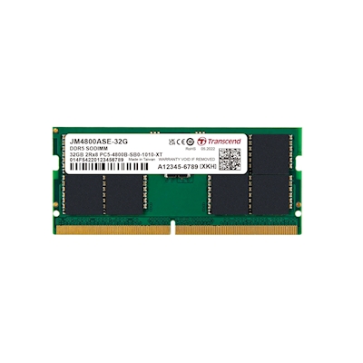 Immagine di Modulo di memoria dimm 32GB ddr5 tft 4.800 mhz TRANSCEND JM4800ASE-32G - DRAM DDR5 SO-DIMM 4800MH