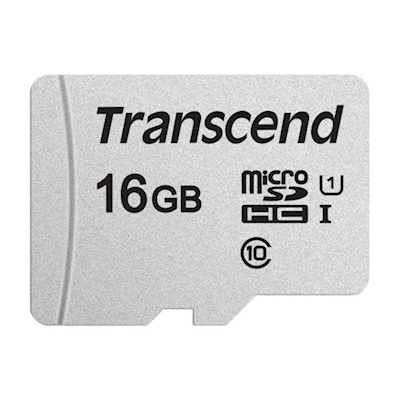 Immagine di Memory Card micro sd hc 16GB TRANSCEND TS16GUSD300S - microSD da 16GB, UHS-I U1 TS16GUSD300S