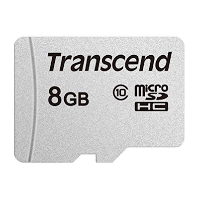 Immagine di Memory Card micro sd hc 8GB TRANSCEND TS8GUSD300S - microSD da 8GB, Classe 10 TS8GUSD300S