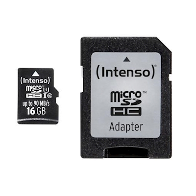 Immagine di Memory Card micro sd hc 16GB INTENSO 3433470