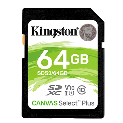 Immagine di Memory Card secure digital 64GB KINGSTON SDS2/64GB