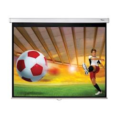 Immagine di Telo per videoproiettori a muro manuale 4:3 no 171 cm OPTOMA DS-3084PWC