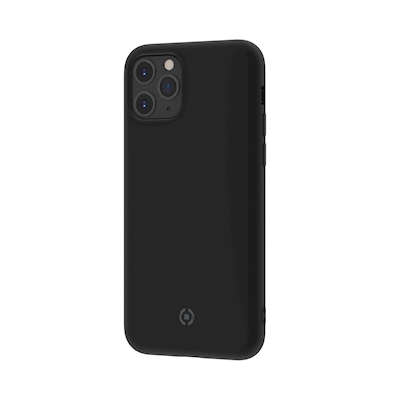 Immagine di Cover silicone nero CELLY LEAF - Apple iPhone 11 Pro LEAF1000BK