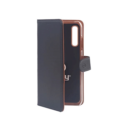 Immagine di Cover similpelle nero CELLY WALLY - Samsung Galaxy A70/ A70 Enterprise Edition WALLY835