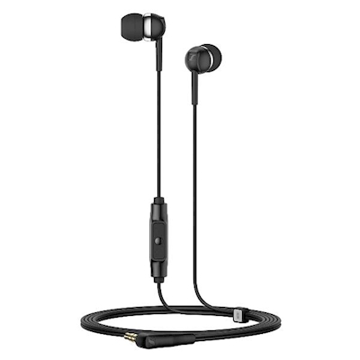 Immagine di Auricolari con filo Nero SENNHEISER CX80s Auricolari con cavo e microfono CX80S