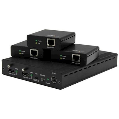 Immagine di Kit extender hdbaset a 3 porte