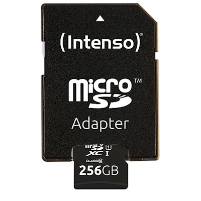 Immagine di Memory Card micro sd xc 256GB INTENSO 3423492