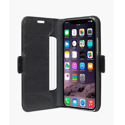 Immagine di Cover pelle nero DBRAMANTE 1928 Copenhagen Slim - Custodia in Pelle per iPhone 11 COXIGTBL1066