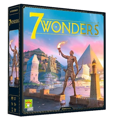 Immagine di Gioco di società ASMODEE 7 WONDERS, NUOVA EDIZIONE 8041A