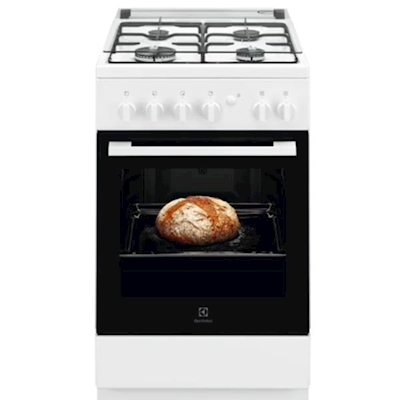 Immagine di Cucina con forno e piano cottura elettrici 56 litri 50 cm bianco ELECTROLUX LKK500000W 943005284