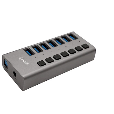 Immagine di USB 3.0 charg 7 port+pw adapt 36w