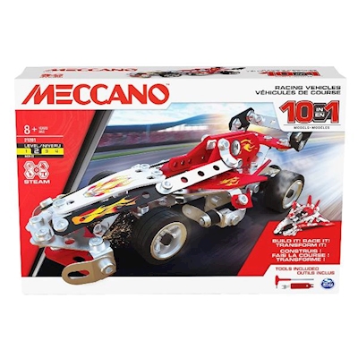 Immagine di Costruzioni SPIN MASTER Meccano Multi Modello Da 10 - Veicoli Da Gara 6060104