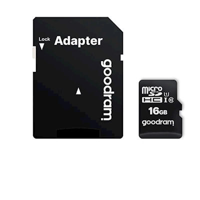 Immagine di Memory Card micro sd hc 16GB GOODRAM M1AA-0160R12