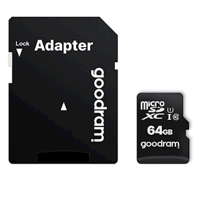 Immagine di Memory Card micro sd xc 64GB GOODRAM M1AA-0640R12