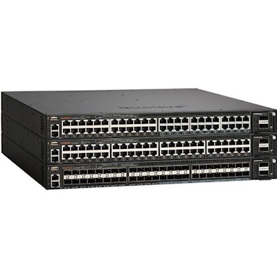 Immagine di Switch RUCKUS NETWORKS 48-PRT(24X1/10G, 24XG) SFP BUNDLE 2PSU ICX7650-48F-E2