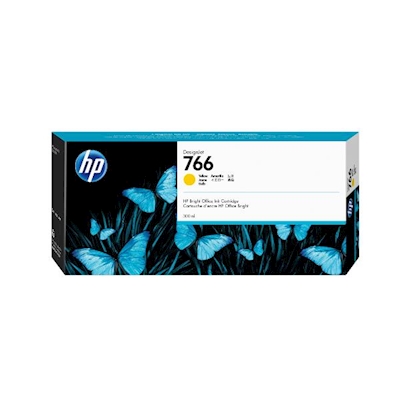 Immagine di Inkjet HP P2V91A 766 giallo 300 ml