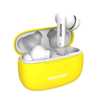 Immagine di Auricolari senza filo sì wireless Giallo PANTONE PANTONE - True Wireless Earphones PT-TWS008Y