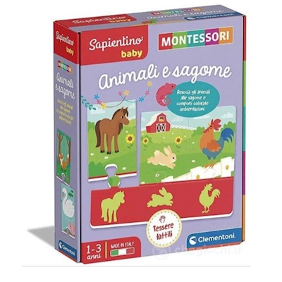 Immagine di Montessori baby animali e sagome