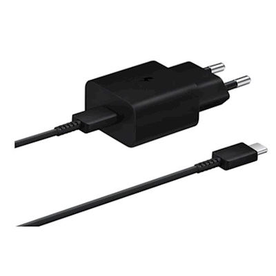 Immagine di SAMSUNG CHARGER 15W TYPEC BLACK CON CAVO EP-T1510XBEGEU