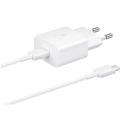 Immagine di SAMSUNG CHARGER 15W TYPEC WHITE CON CAVO EP-T1510XWEGEU