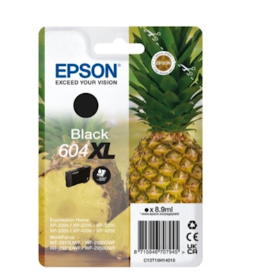 Immagine di Inkjet EPSON 604XL C13T10H14020 nero 500 copie