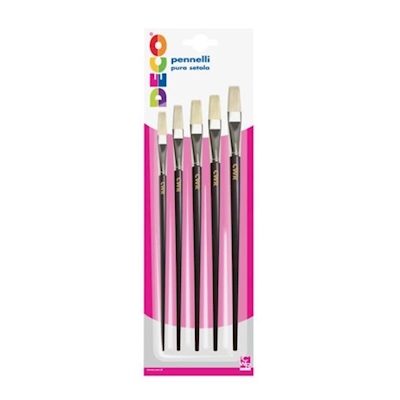 Immagine di Pennelli piatti pura set.blister5pz