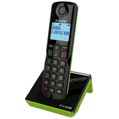 Immagine di Telefono cordless digitale ALCATEL ALCATEL S280 SOLO GREEN ATL1425420