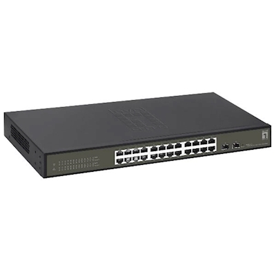 Immagine di Switch LEVEL ONE LEVELONE GES-2126 - SWITCH HILBERT 26-PORTE GIGABI GES-2126