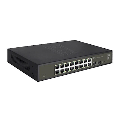 Immagine di Switch LEVEL ONE LEVELONE GES-2118 - SWITCH HILBERT 16-PORTE GIGABI GES-2118