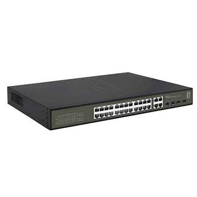 Immagine di Switch LEVEL ONE LEVELONE GES-2128P - SWITCH HILBERT 28-PORTE GIGAB GES-2128P