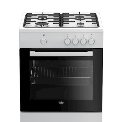 Immagine di Cucina con forno a gas e piano elettrico 64 litri 60 cm Bianco BEKO FSG62000DW 7712483805