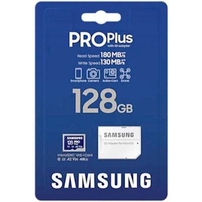 Immagine di Memory Card micro sd xc 128GB SAMSUNG MB-MD128SA/EU